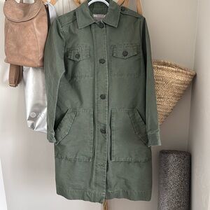 ASOS Long Green Jacket - Army Jacket